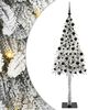 vidaXL Joulukuusi 300 LED-valoilla Valkoinen 210 cm PE ja Ter&auml;s