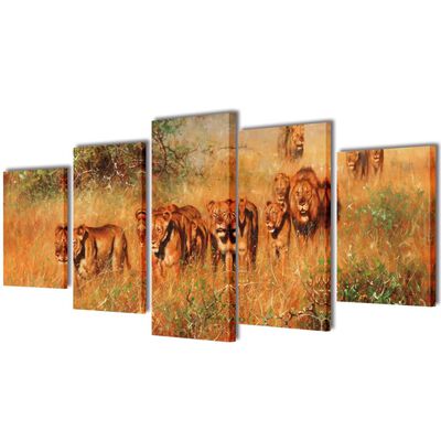 Taulusarja Leijonat 200 x 100 cm