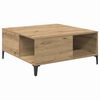 vidaXL Sohvap&ouml;yt&auml; Artisan tammi 80 x 80 x 36,5 cm Tekninen puu