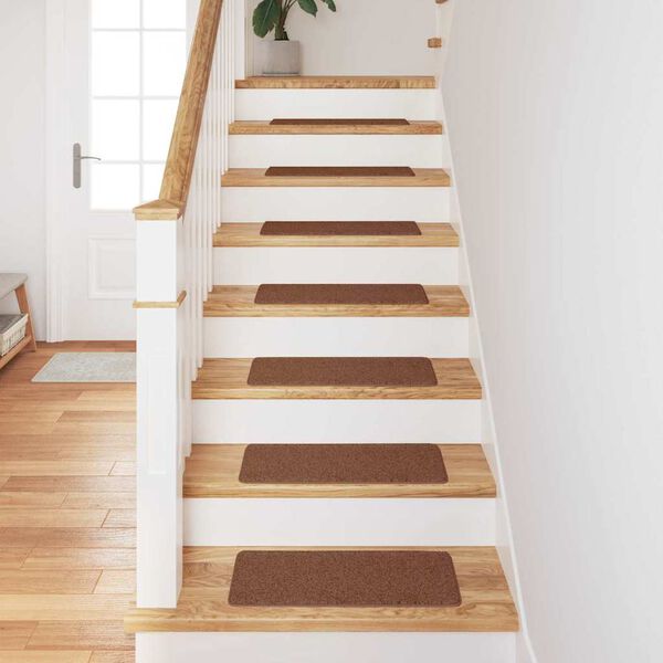 vidaXL Liukumattomat portaamatot 15 pcs Keltainen 60 x 25 cm PP