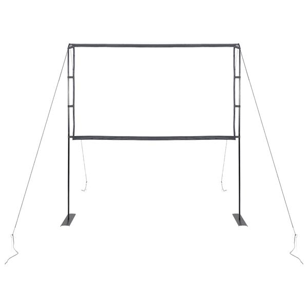 vidaXL Projektorivalkokangas jalustoilla 90 tuumaa 16:9