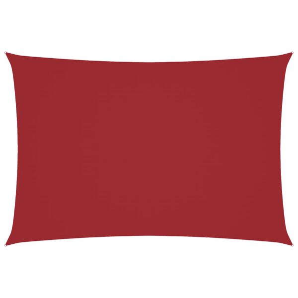 vidaXL Aurinkopurje Oxford-kangas suorakaide 2,5x4,5 m punainen
