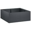 vidaXL Pato 4 kpl 100 x 100 x 40 cm Ter&auml;s Antrasiitti