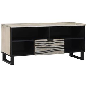 vidaXL TV-yksik&ouml;t 105 x 33 x 46 cm Valkoinen Tekninen puu