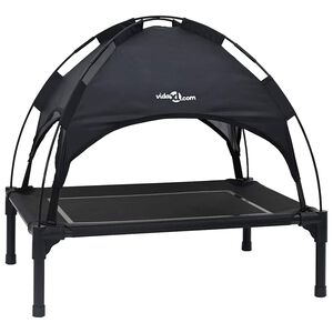 vidaXL Koiran Peti 63 x 49,5 x 60 cm Ter&auml;s Musta