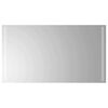 vidaXL LED kylpyhuonemirror L&auml;pin&auml;kyv&auml; 90 x 50 cm karkaistu lasi