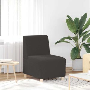 vidaXL Modulaarinen k&auml;sinojatonta sohva-yksikk&ouml; Tumma harmaa