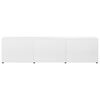 vidaXL TV-taso korkeakiilto valkoinen 120x34x30 cm lastulevy