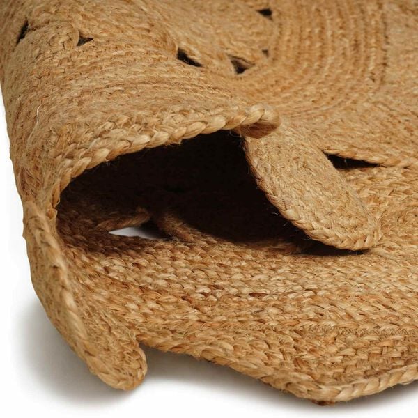 vidaXL Matto Ruskea &Oslash; 240 cm Juutti