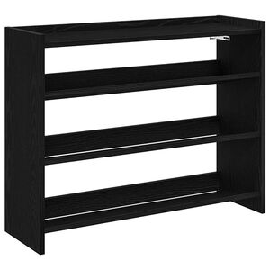 vidaXL Kenk&auml;teline musta 80x25x62 cm tekninen puu