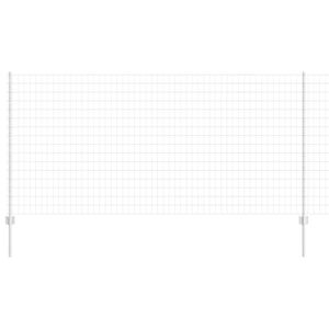 vidaXL Euroaita with Post 10 x 1,2 m Galvanoitu ter&auml;s Hopea Verkko