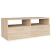 vidaXL TV-taso tammi 95x35x36 cm tekninen puu