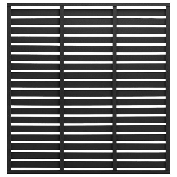 vidaXL Aitapaneeli WPC 180x180 cm musta