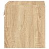 vidaXL TV-sein&auml;kaapit LED-valoilla 2 kpl Sonoma-tammi 30x28,5x30 cm