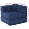 vidaXL Modulaarinen sohva 2 pcs Indigo 140 x 70 x 56 cm kangas