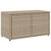 vidaXL Puutarhan s&auml;ilytyskaappi beige 110x55x60,5 cm polyrottinki