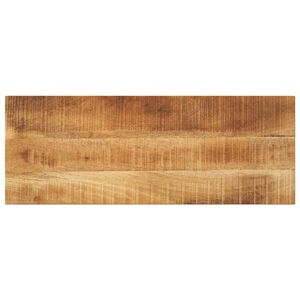 vidaXL P&ouml;yt&auml;levy 90x30x3,8 cm suorakaide karkea t&auml;ysi mangopuu