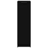 vidaXL Kenkäkaappi musta 30x35x100 cm tekninen puu