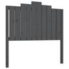 vidaXL S&auml;ngynp&auml;&auml;ty harmaa 106x4x110 cm t&auml;ysi m&auml;nty