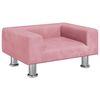 vidaXL Koiranpeti Pinkki 50x40x26,5 cm Sametti