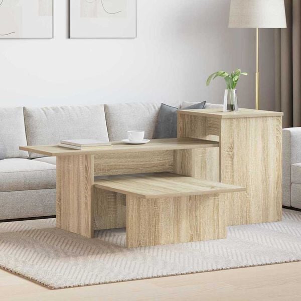 vidaXL Konsolip&ouml;yt&auml; Sonoman tammi 80 x 50 x 225 cm Tekninen puu