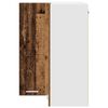 vidaXL Henkarikaappi Vanha puu ja valkoinen 57 x 57 x 80 cm