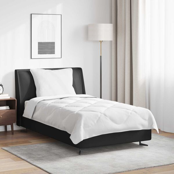 vidaXL Kauden peitto tyynyllä 2 pcs Valkoinen Mikrokuitu