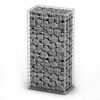 vidaXL Gabion/kivikori kansilla galvanoitu vaijeri 100x50x30 cm