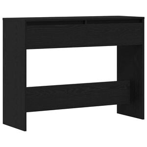 vidaXL Konsolip&ouml;yt&auml; Musta tammi. 100 x 35 x 76,5 cm Tekninen puu