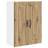 vidaXL Sein&auml;kaappi PORTO Artisan tammi 60 x 31 x 80 cm Tekninen puu