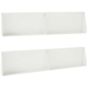 vidaXL Pato 4 kpl 100 x 12 x 30 cm Ter&auml;s valkoinen