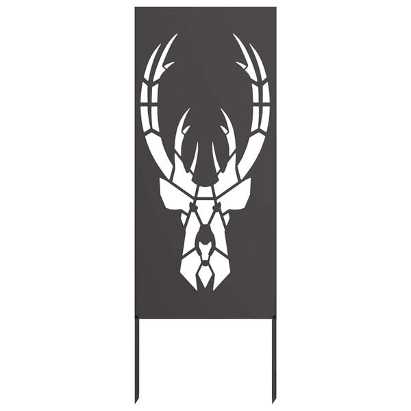 vidaXL Puutarhan yksityisyyden verho El&auml;inkuvio Musta 50 x 140 cm