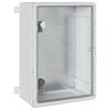 vidaXL Ohjauskabinetti Harmaa 42 x 19,5 x 50 cm ABS-muovi