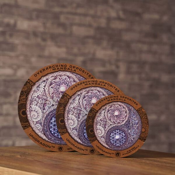 UNIDRAGON Palapeli 350 palaa Overarching Opposites King Size 33x33 cm