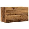 vidaXL Kylpyhuoneen sein&auml;kaappi vanha puu 80x38,5x45 cm tekninen puu