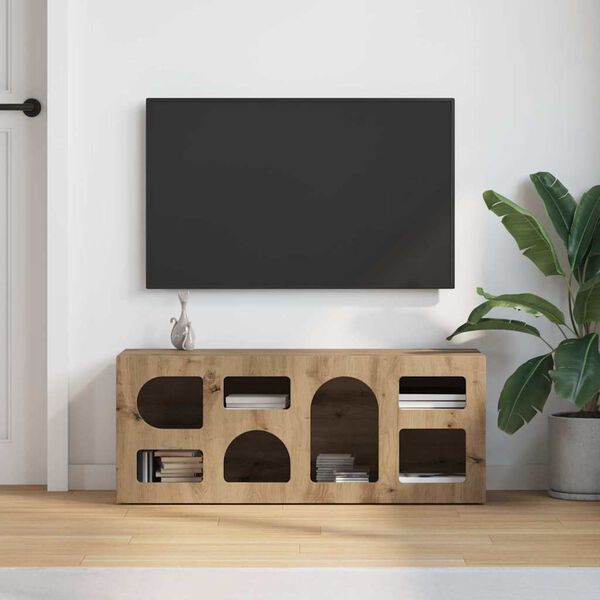 vidaXL TV-kaappi Artisan tammi 100 x 35 x 40 cm Tekninen puu