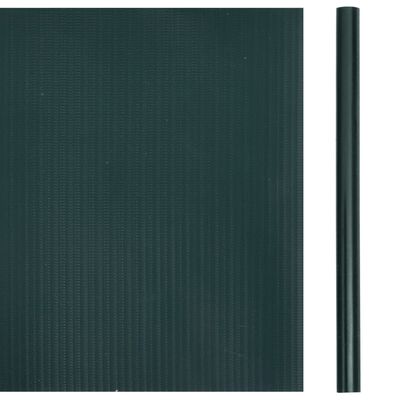 vidaXL Puutarhan yksityisyyden suoja PVC 35x0,19 m mattavihreä