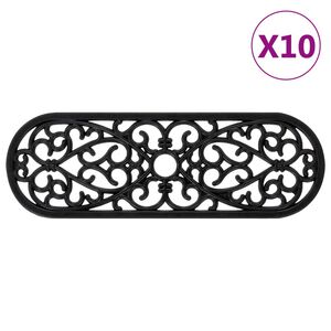 vidaXL Porrasmatot 10 kpl 25x75 cm kumi