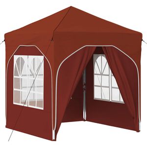 vidaXL Pop-up Juhlateltta 192 x 192 x 245 cm Terrakotta