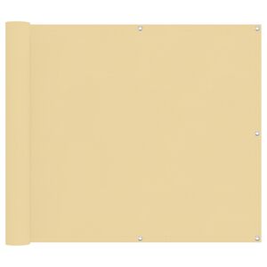 vidaXL Parvekkeen Verho Hiekka 100 x 300 cm Oxford-kangas