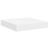 vidaXL Kelluvat sein&auml;hyllyt 4 kpl valkoinen 23x23,5x3,8 cm MDF