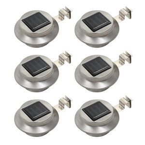 vidaXL Ulkoaurinkokennovalaisin 6 kpl LED py&ouml;re&auml; 12cm valkoinen