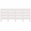 vidaXL S&auml;ngynp&auml;&auml;ty valkoinen 160x3x80 cm t&auml;ysi m&auml;nty
