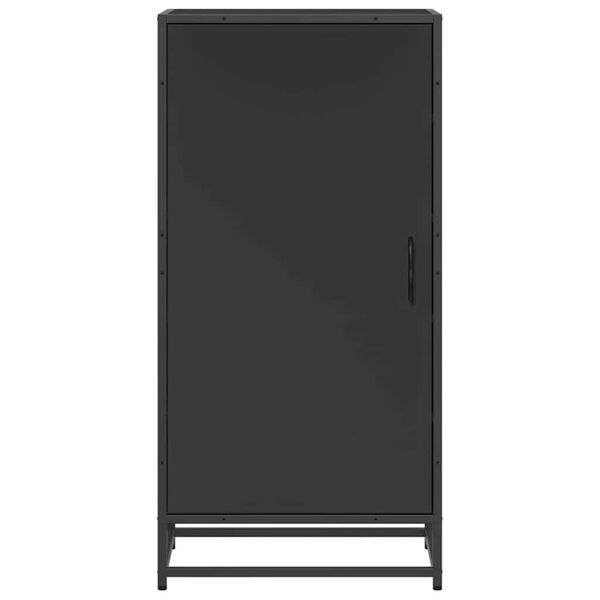 vidaXL Kenkäteline musta 48x38x97,5 cm tekninen puu