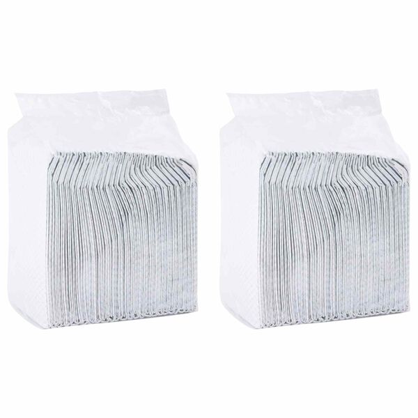 vidaXL Lemmikkikoulutuspadi Yksivärinen 100 pcs 120 x 80 cm