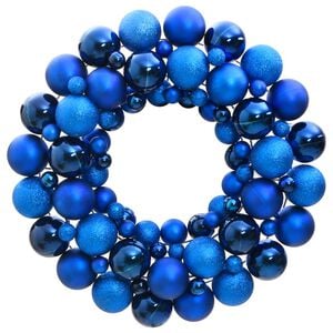 vidaXL Jouluseppele sininen 45 cm polystyreeni
