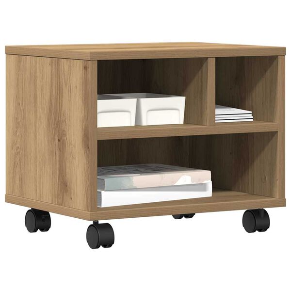 vidaXL Tulostinpidike Artisan tammi 41 x 32 x 34,5 cm Tekninen puu