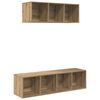 vidaXL TV-tasosetti 2 pcs Artisan tammi Tekninen puu