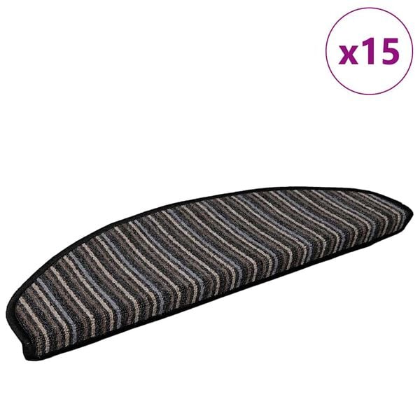 vidaXL Itseliimautuvat portaamatot 15 pcs Antrasiitti 65 x 21 x 4 cm