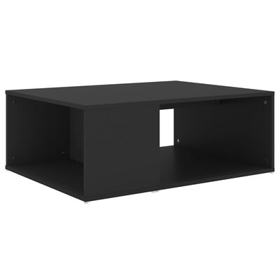 vidaXL Sohvapöytä musta 90x67x33 cm lastulevy